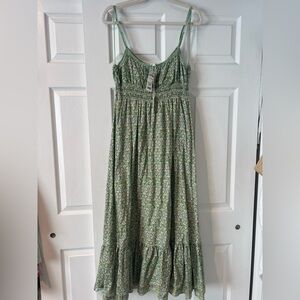 Max Studio Green patterned sundress